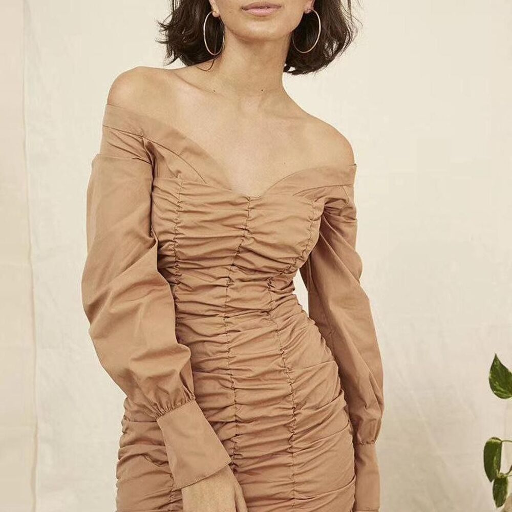 Finders Keepers Tan and Brown Dress - Picture 2 of 8